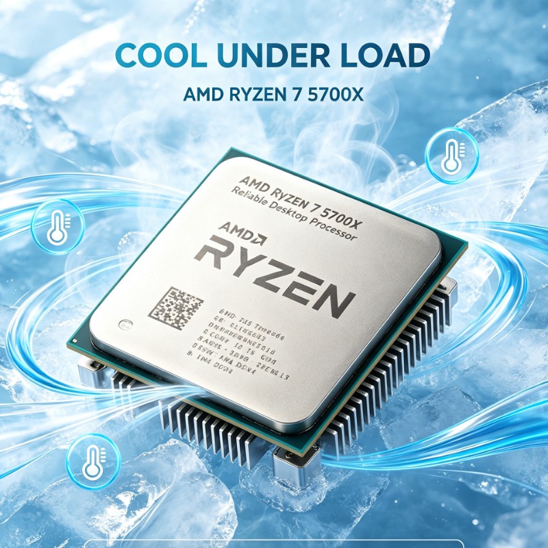 Amd Cpu Ryzen 7 - CPU de Substituição para Sistema AM4