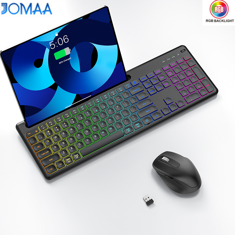 Gaming Keyboard And Mouse Wireless - Combinação ergonômica de teclado e mouse