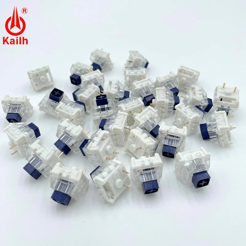 Gaming Keyboard Blue Switches - Interruptor de Caixa Azul Marinho Kailh,
