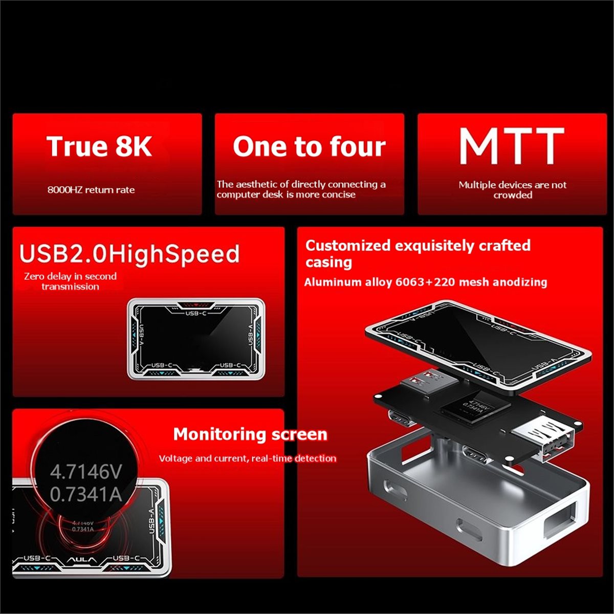 Gaming Keyboard Splitter - ■ ★ Novo Lançamento: Hub USB