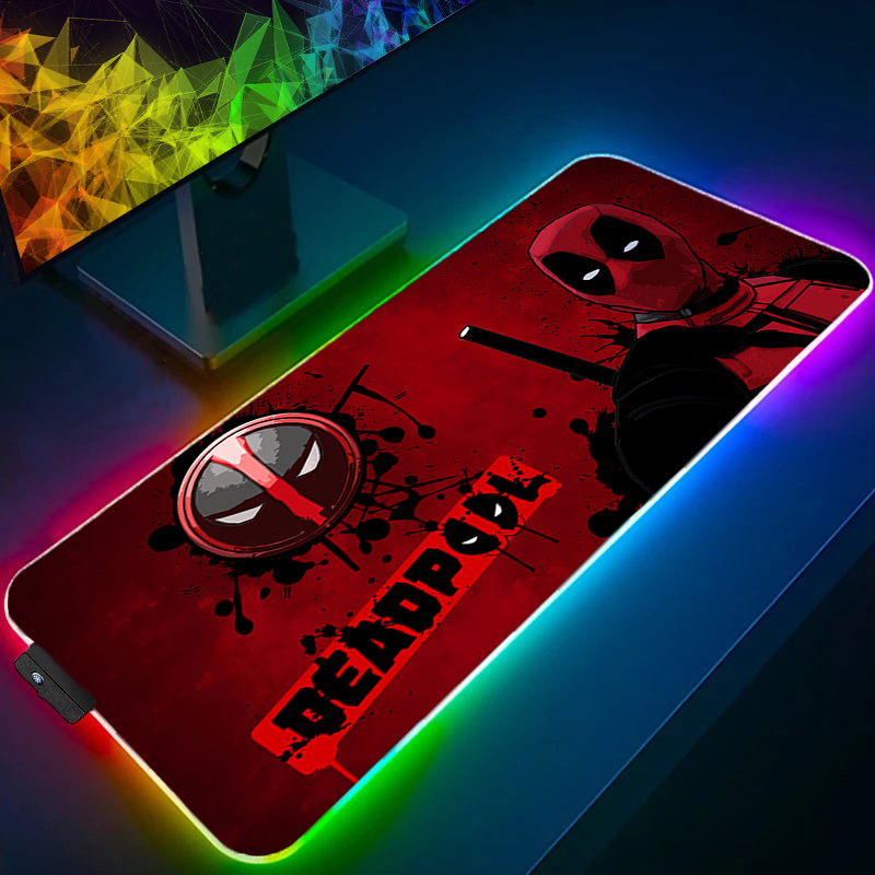 Gaming Keyboard Easy To Clean - Led mouse pad jogos backlight lock