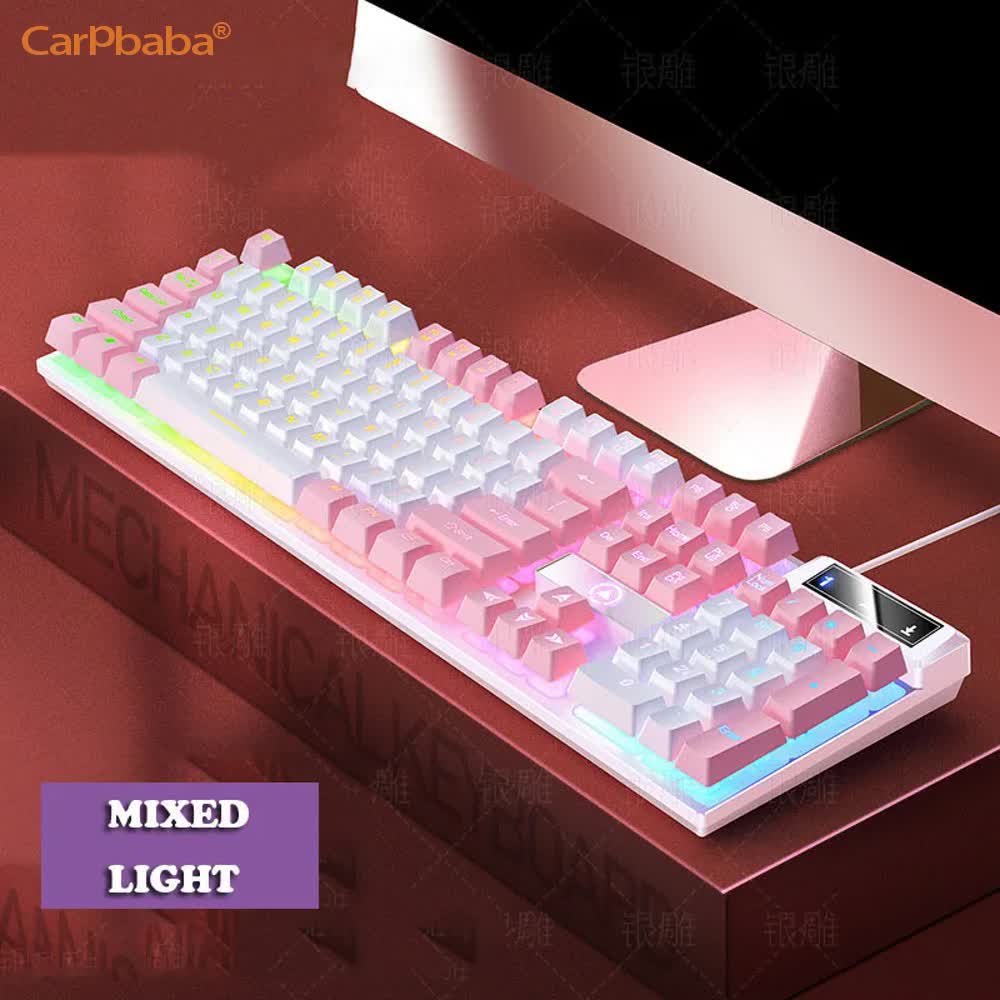 Keyboard Gaming Mac - Carpbaba k500 104 teclas usb com