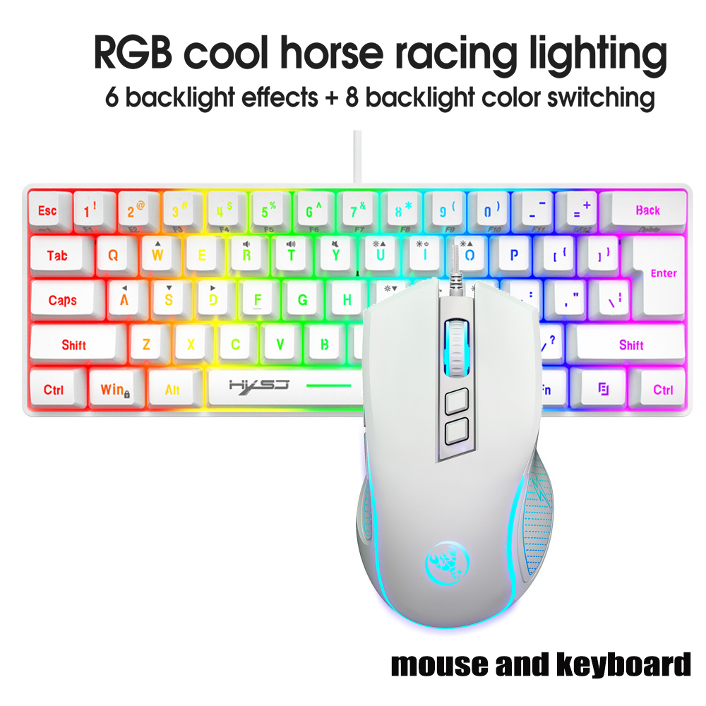Gaming Keyboard Ergonomics - Kit Gamer de Teclado e Mouse,