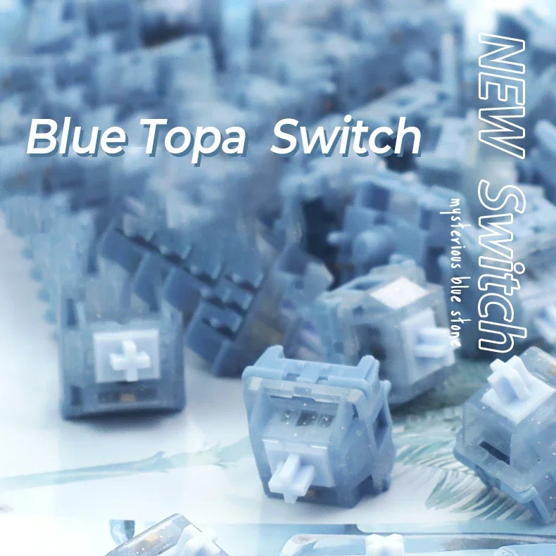 Gaming Keyboard Blue Switches - Hmx azul toopa interruptor linear 32g