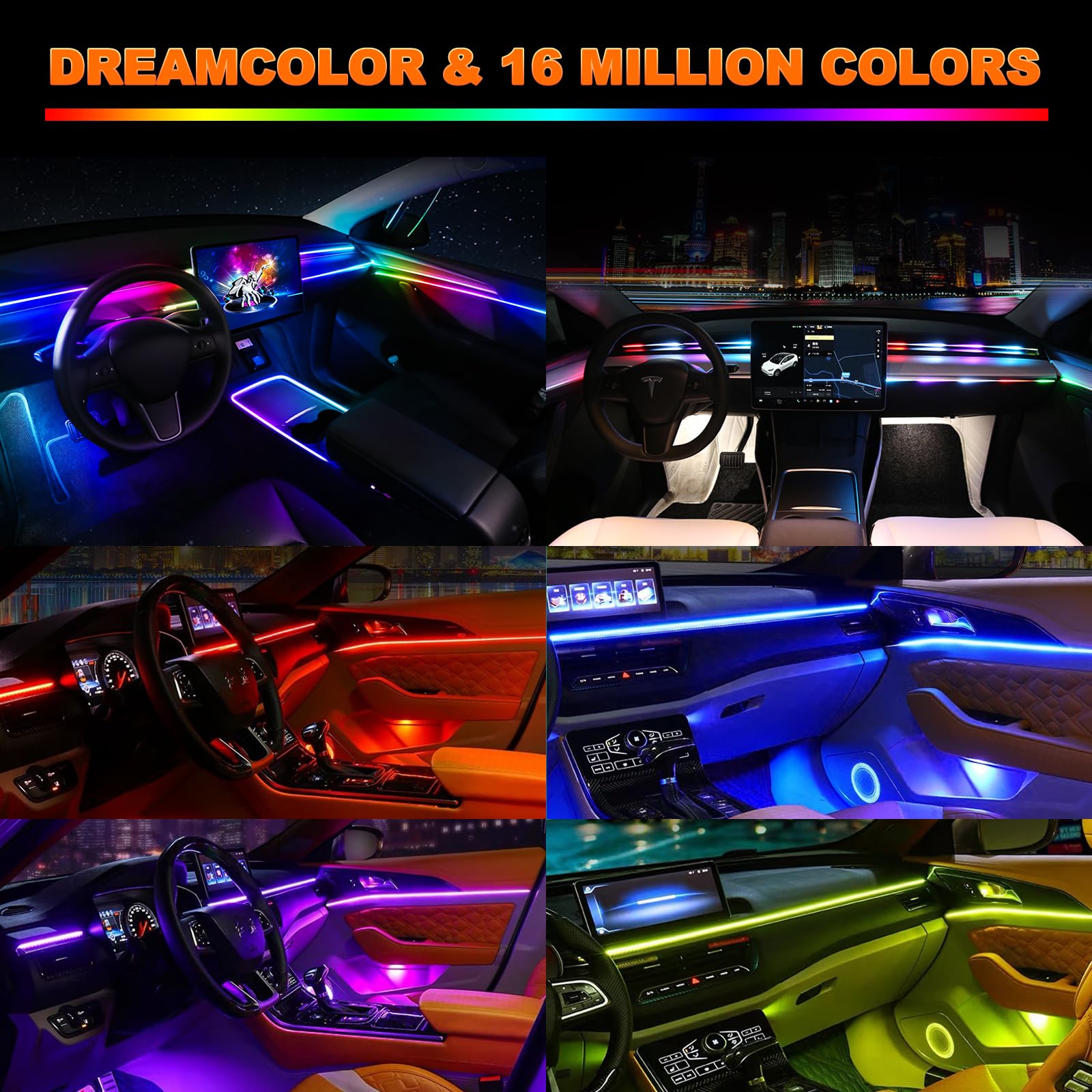 Acrílico LED Interior Strip Li - Rgb Underglow Strip avaliação e preço