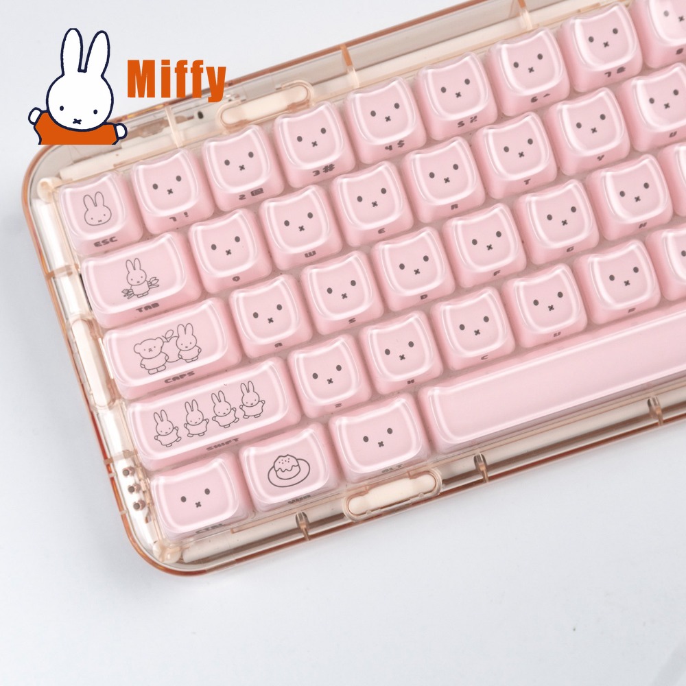 Teclas Kawaii Miffy: Keycaps d - Gaming Keyboard Ergo avaliação e preço