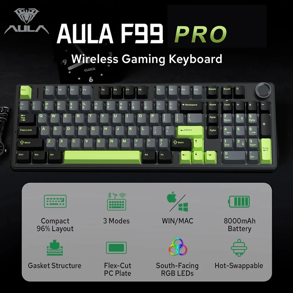Teclado mecânico para jogos AU - Gaming Keyboard Thocky avaliação e preço