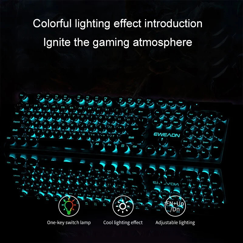 Conjunto de Teclado e Mouse co - Gaming Keyboard Easy To Clean avaliação e preço