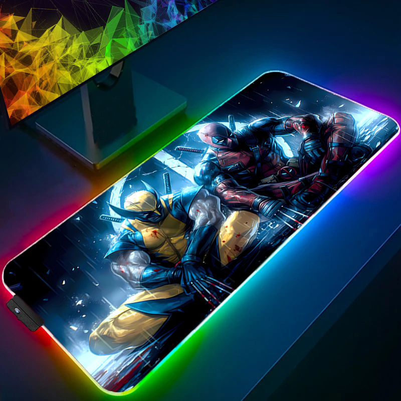 Led mouse pad jogos backlight  - Gaming Keyboard Easy To Clean avaliação e preço