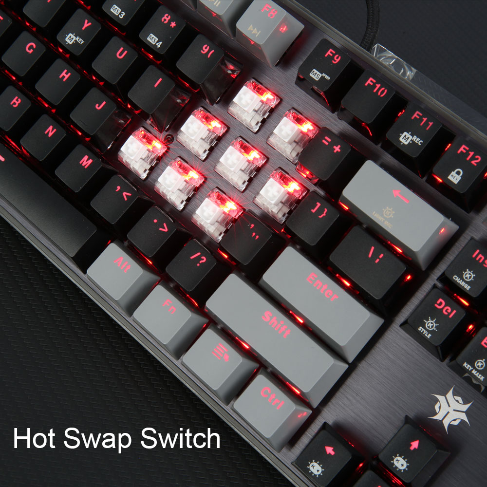 Teclado Mecânico HEXGEARS GK71 - Keyboard Gaming Mac avaliação e preço