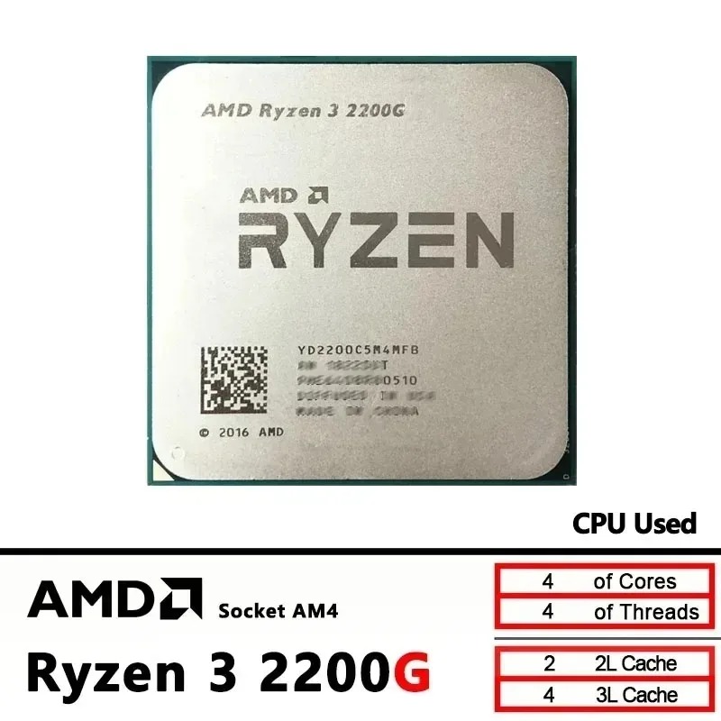 CPU YD2200C5M4MFB Socket AM4 1 - Amd Cpu Ryzen 5 avaliação e preço