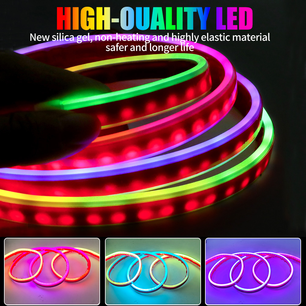 Rgb dinâmico varredura começar - Rgb Underglow Strip avaliação e preço