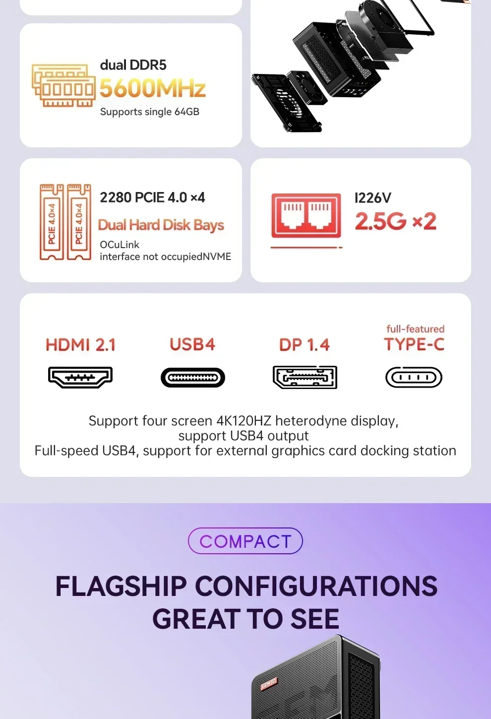 Mini PC Aoostar GEM12 com AMD  - Amd Cpu Ryzen 7 avaliação e preço