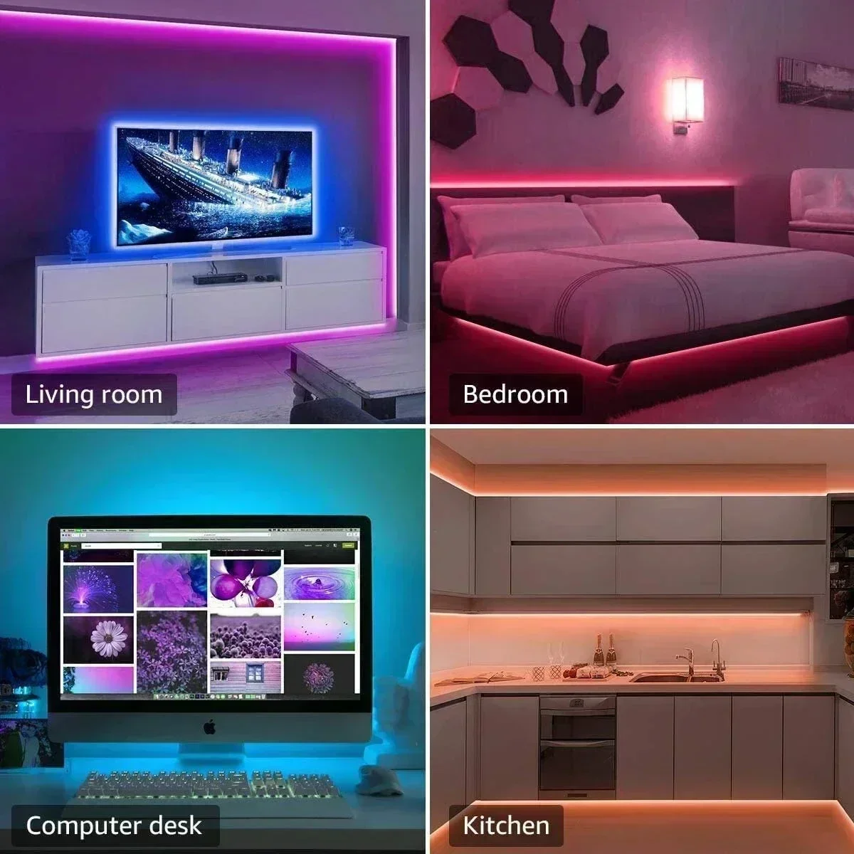 Faixa de luz led rgb inteligen - Rgb Underglow Strip avaliação e preço