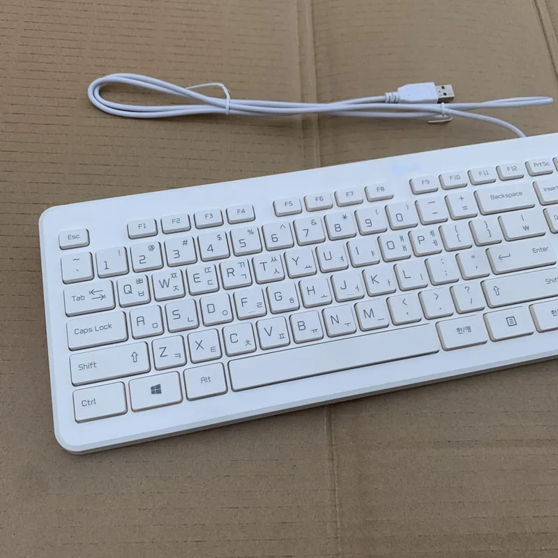 Teclado com fio USB com layout - Gaming Keyboard Blue Switches avaliação e preço