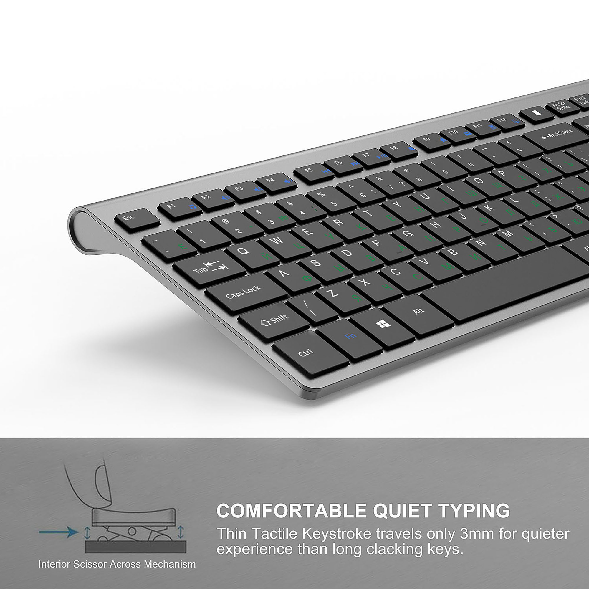 Conjunto de teclado e rato sem - Gaming Keyboard And Mouse Wireless avaliação e preço