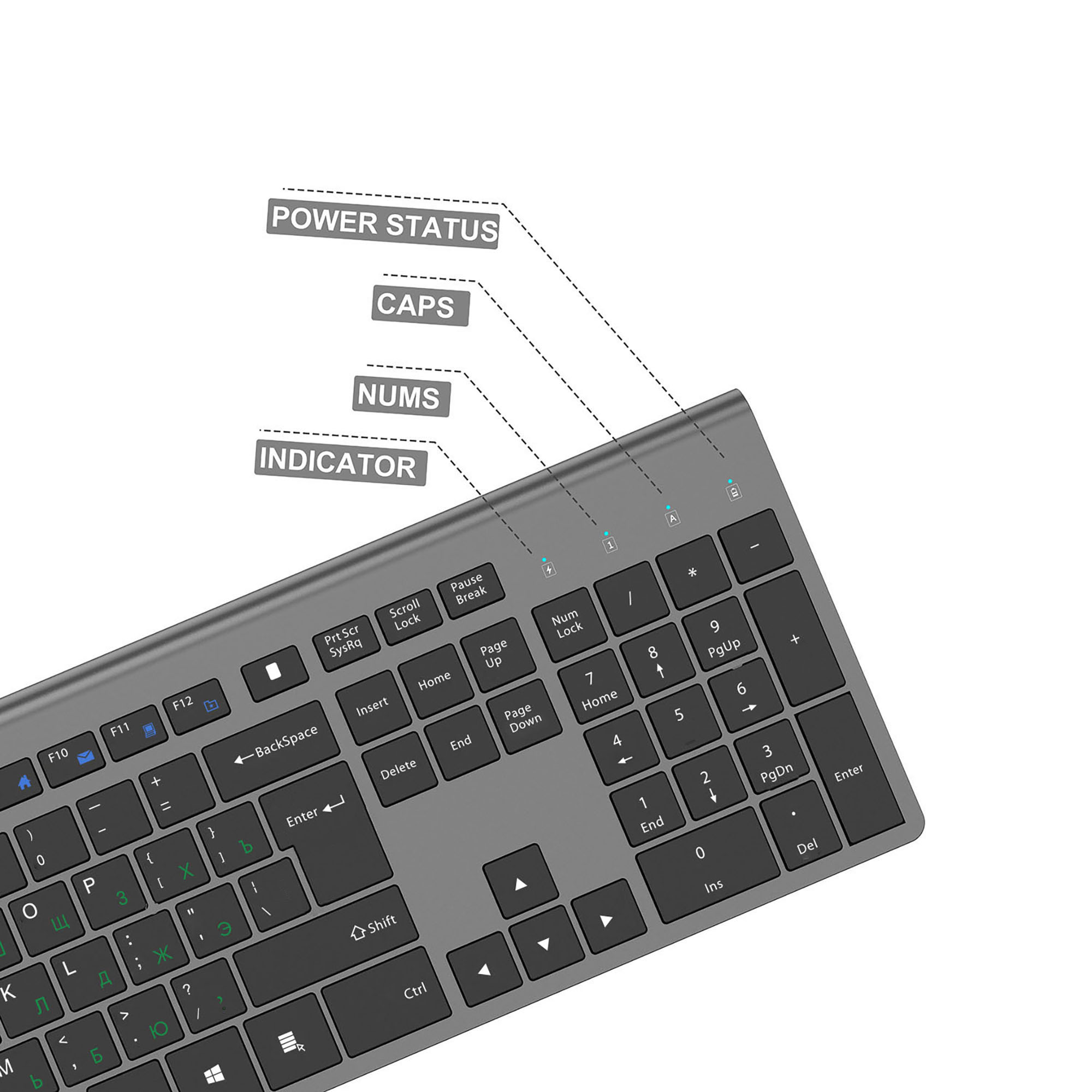 Conjunto de teclado e rato sem - Gaming Keyboard And Mouse Wireless avaliação e preço
