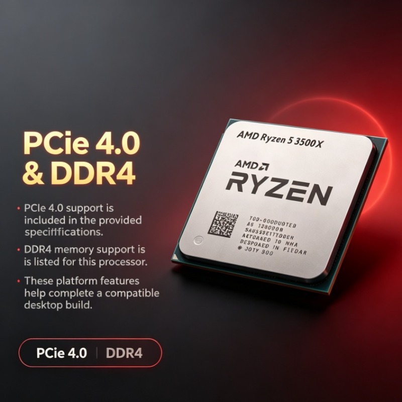 AMD Ryzen 5 3500X, 6 núcleos,  - Amd Cpu Ryzen 7 avaliação e preço