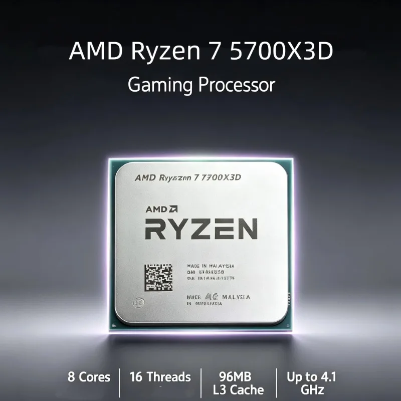AMD Ryzen 7 5700X3D, CPU para  - Amd Cpu Ryzen 7 avaliação e preço