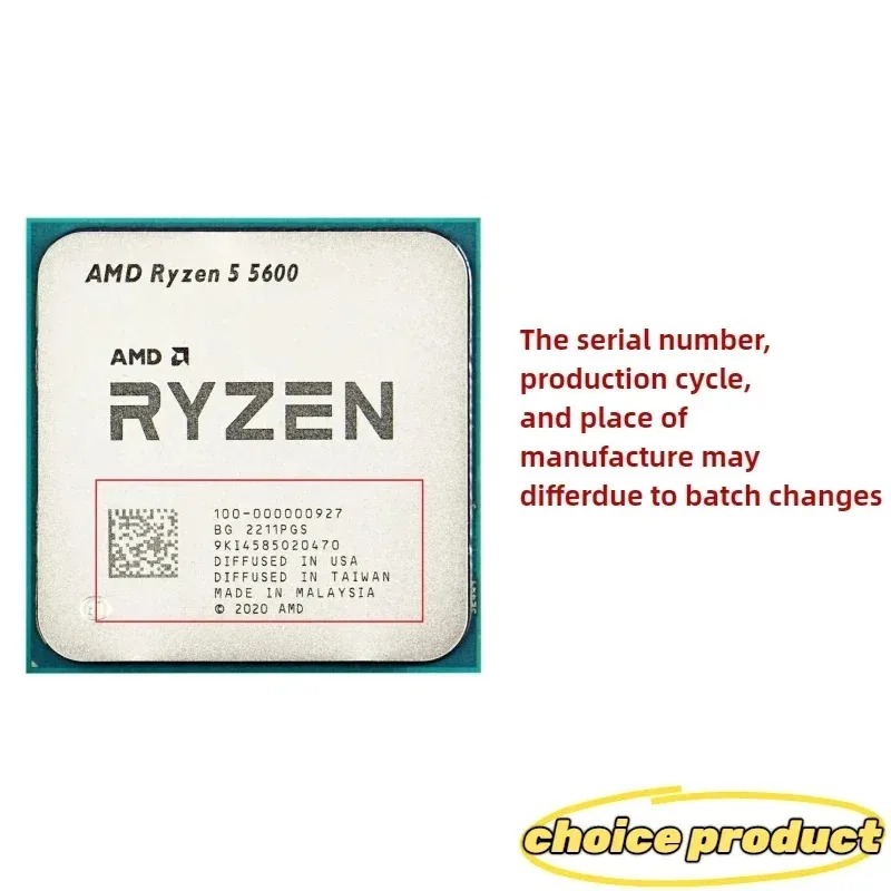 AMD 100% Novo e Original, Ryze - Amd Cpu Ryzen 5 avaliação e preço