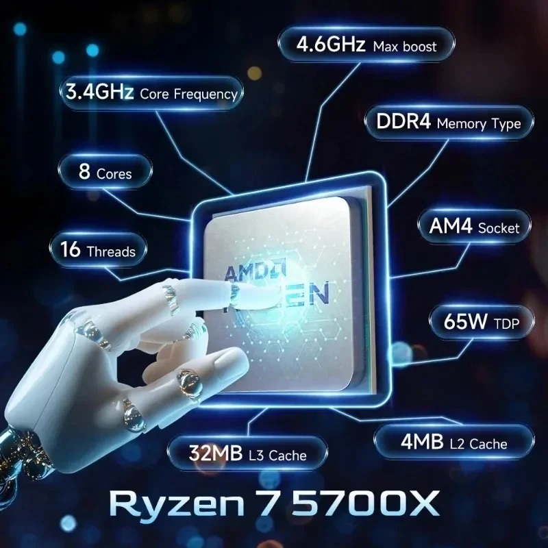 Processador de Desktop AMD Ryz - Amd Cpu Ryzen 7 avaliação e preço