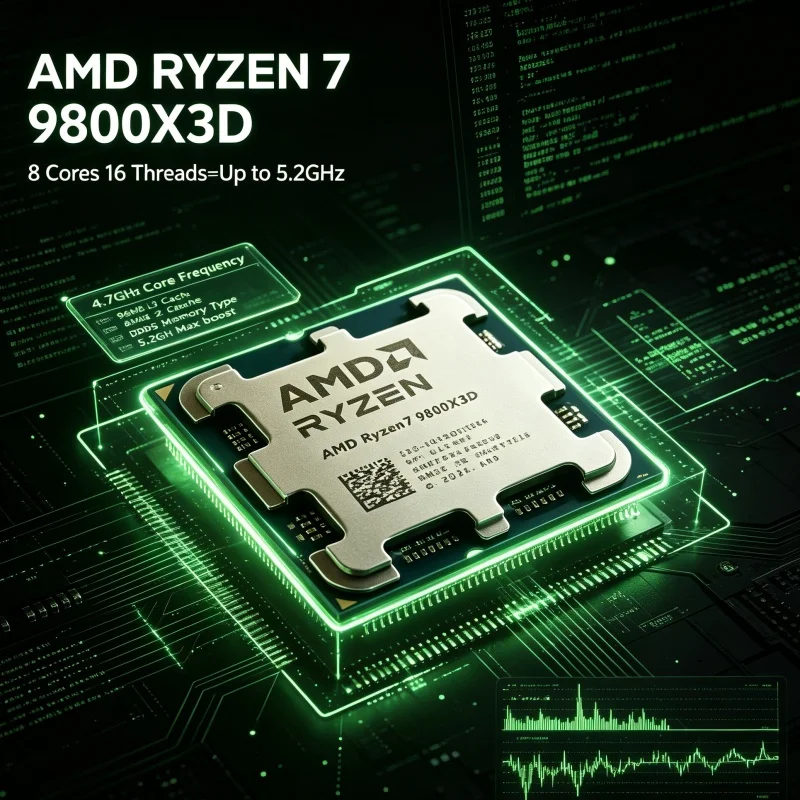 Processador AMD Ryzen 7 9800X3 - Amd Cpu Ryzen 7 avaliação e preço