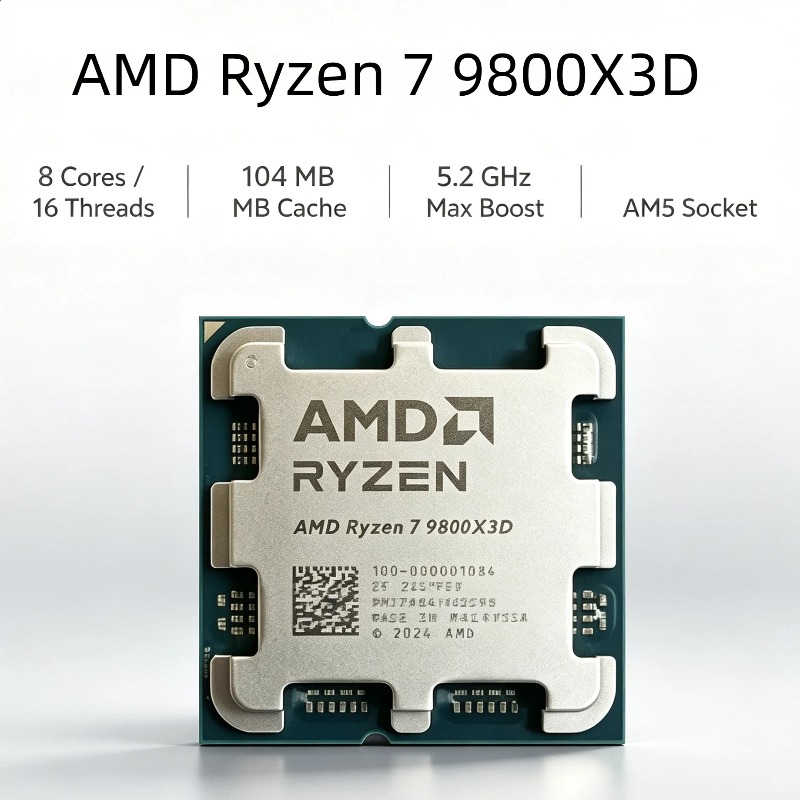 Processador AMD Ryzen 7 9800X3 - Amd Cpu Ryzen 7 avaliação e preço