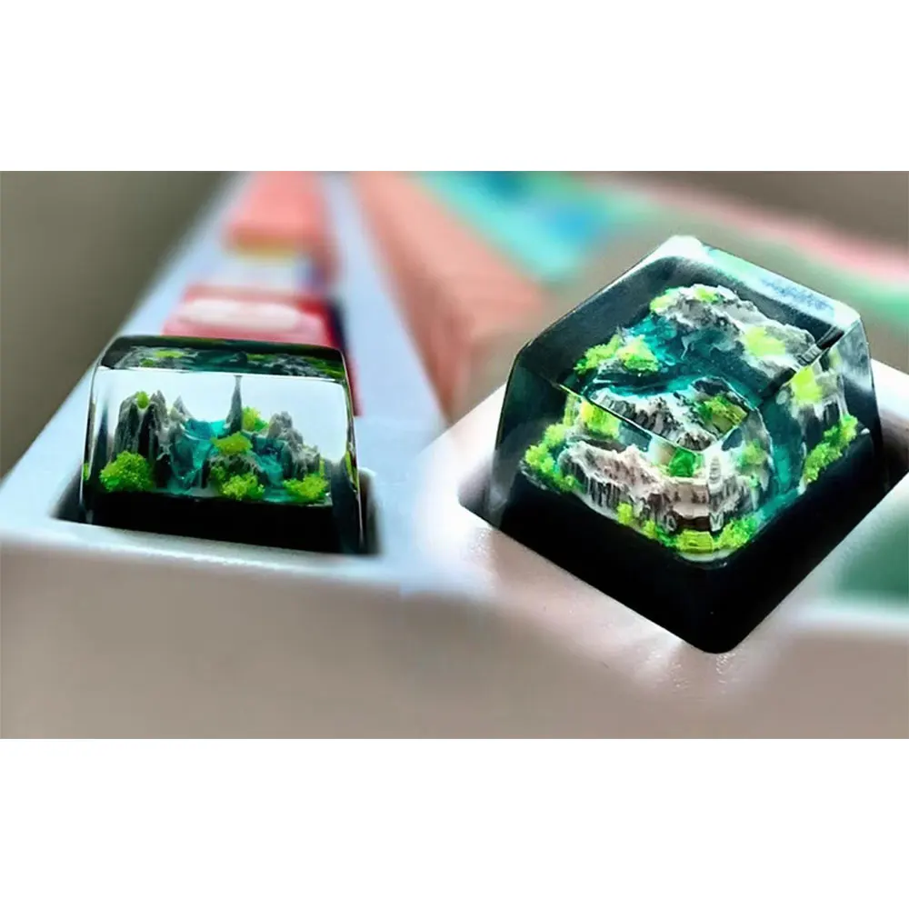 Teclas RGB de Resina Artesanal - Gaming Keyboard No Rgb avaliação e preço