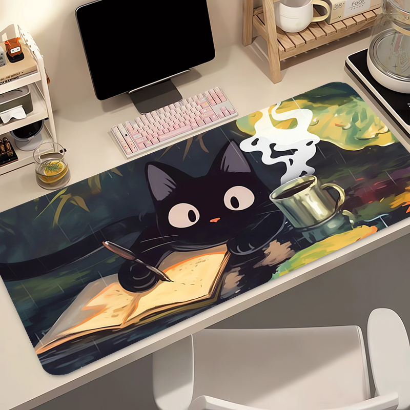 Kawaii gato preto silicone mac - Keyboard Gaming Black avaliação e preço