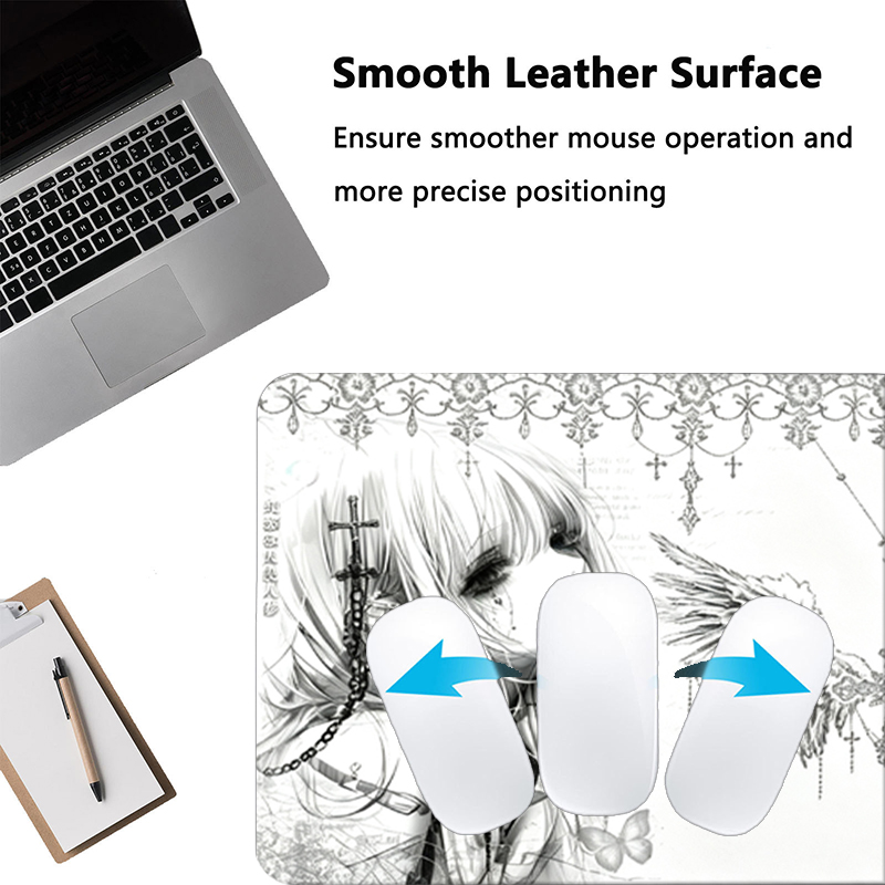 Mousepad de Couro Preto e Bran - Gaming Keyboard Tactile avaliação e preço