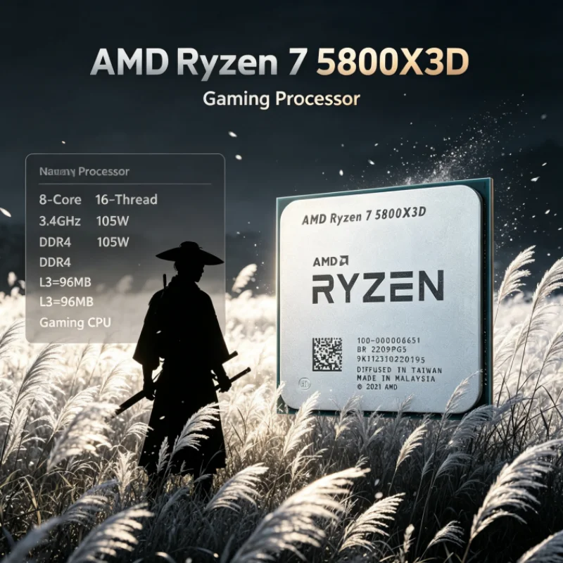 Processador AMD R7 5800X3D 96  - Amd Cpu Ryzen 7 avaliação e preço