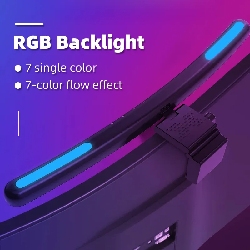 Curvo LED Monitor Light Bar, U - Rgb Underglow Strip avaliação e preço